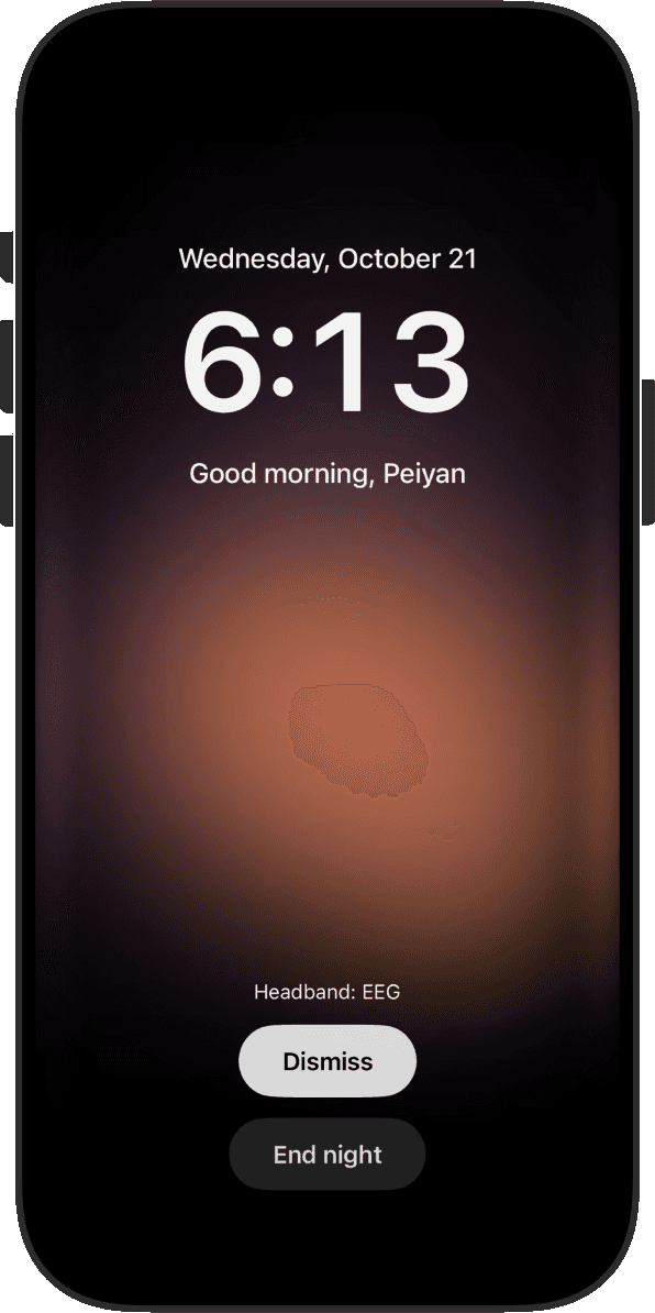 The Morning screen: a plain-language recap of the night.